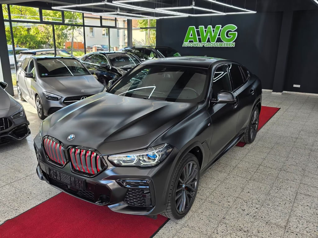 BMW X6 i*Black-Vermilion*Panorama*Harman-Kardon