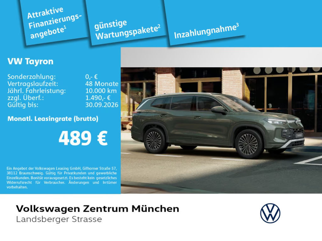 Volkswagen Tayron IQ.Drive 2.0 TSI Elegance Elegance
