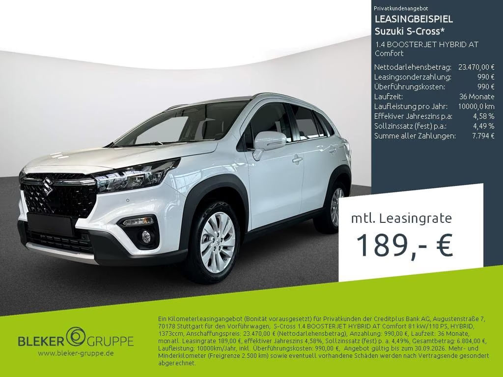 Suzuki SX4 S-Cross Boosterjet Comfort Hybrid