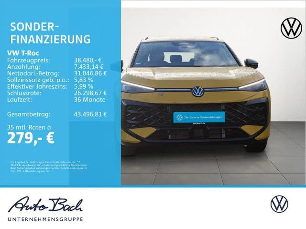Volkswagen T-Roc DSG R-Line 1.5 eTSI