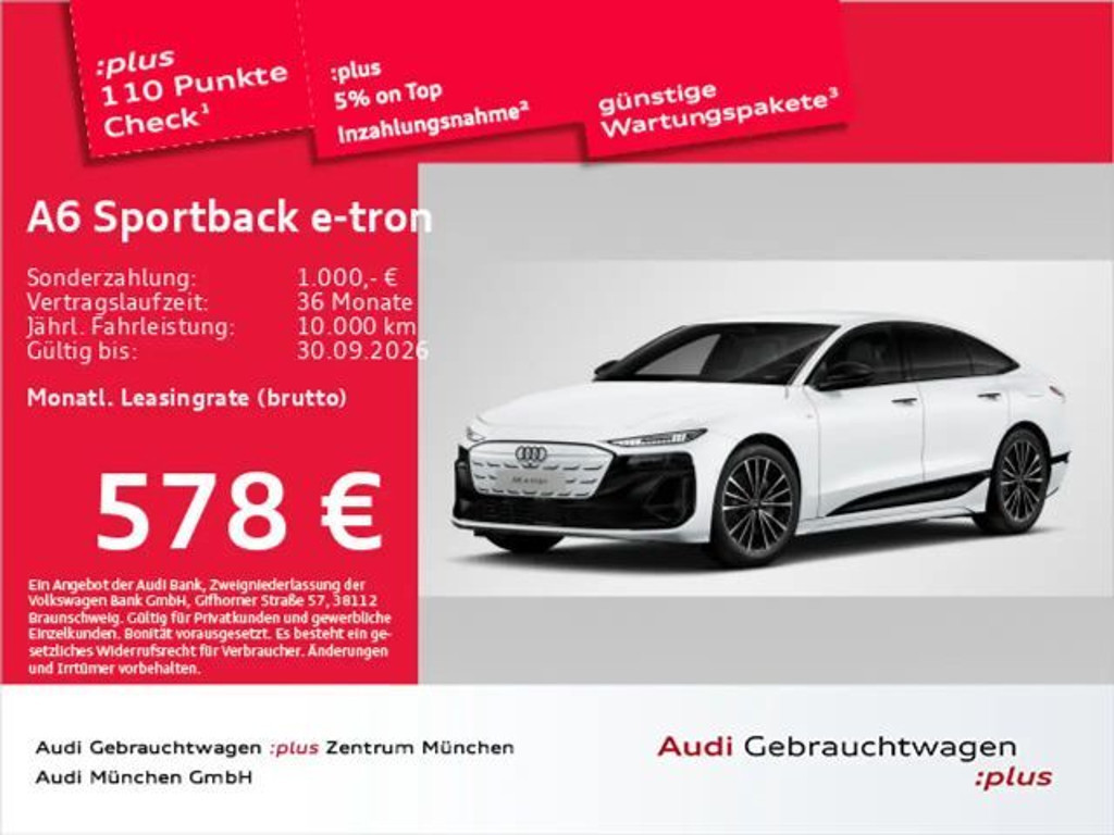 Audi A6 e-tron Quattro S-Line