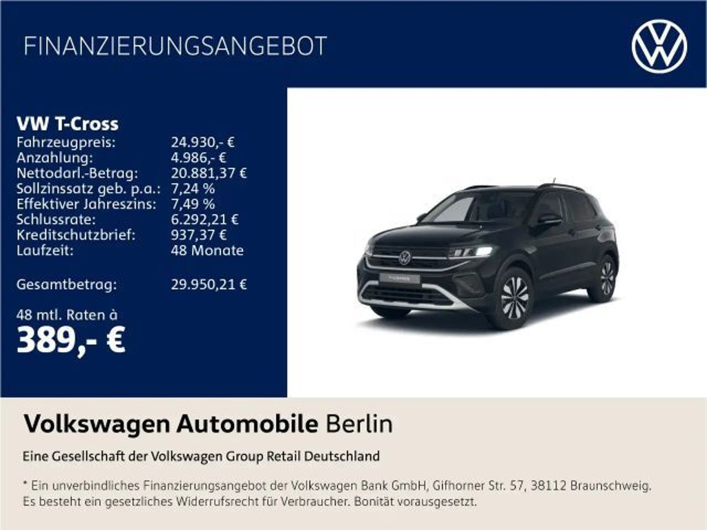Volkswagen T-Cross DSG 1.0 TSI