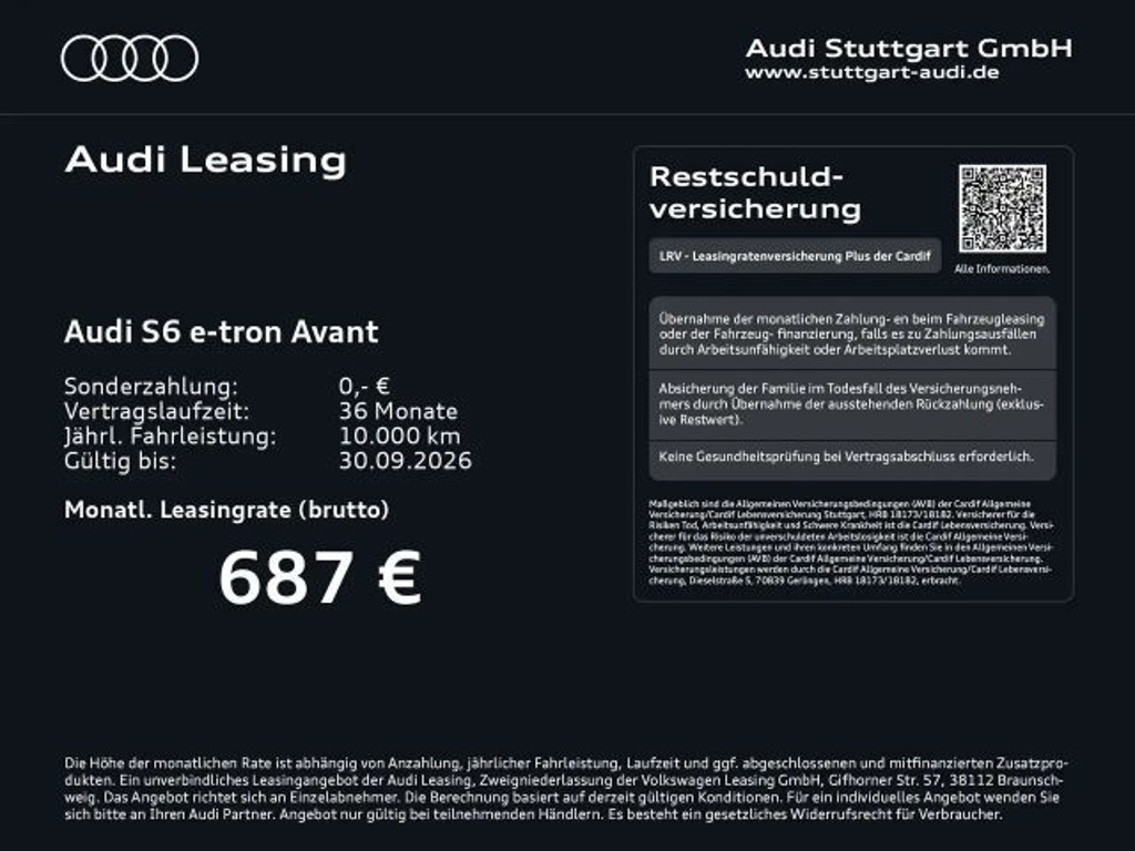 Audi S6 e-tron