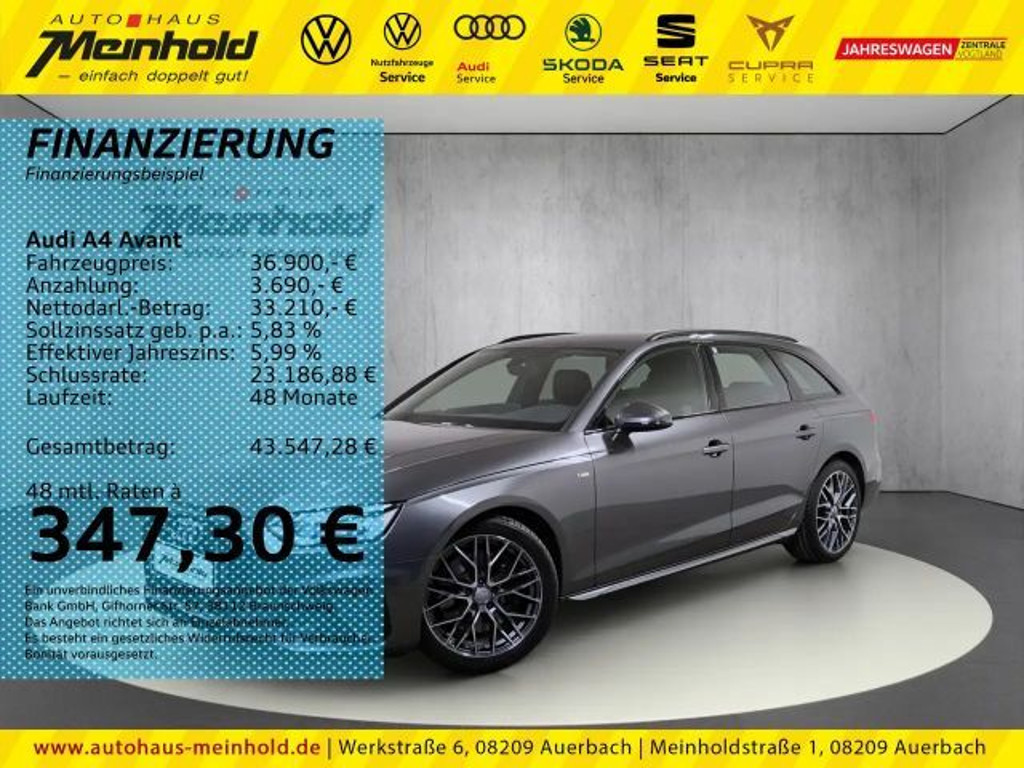 Audi A4 Quattro S-Line S-Tronic 45 TFSI