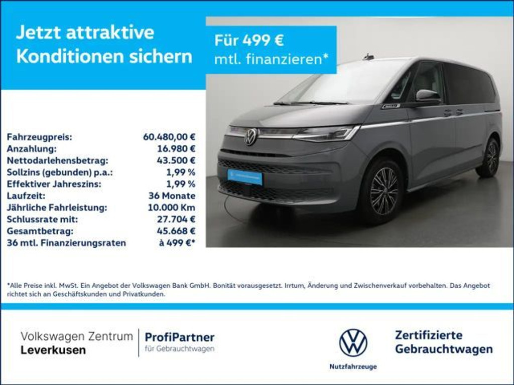 Volkswagen Multivan 4Motion Style eHybrid T7