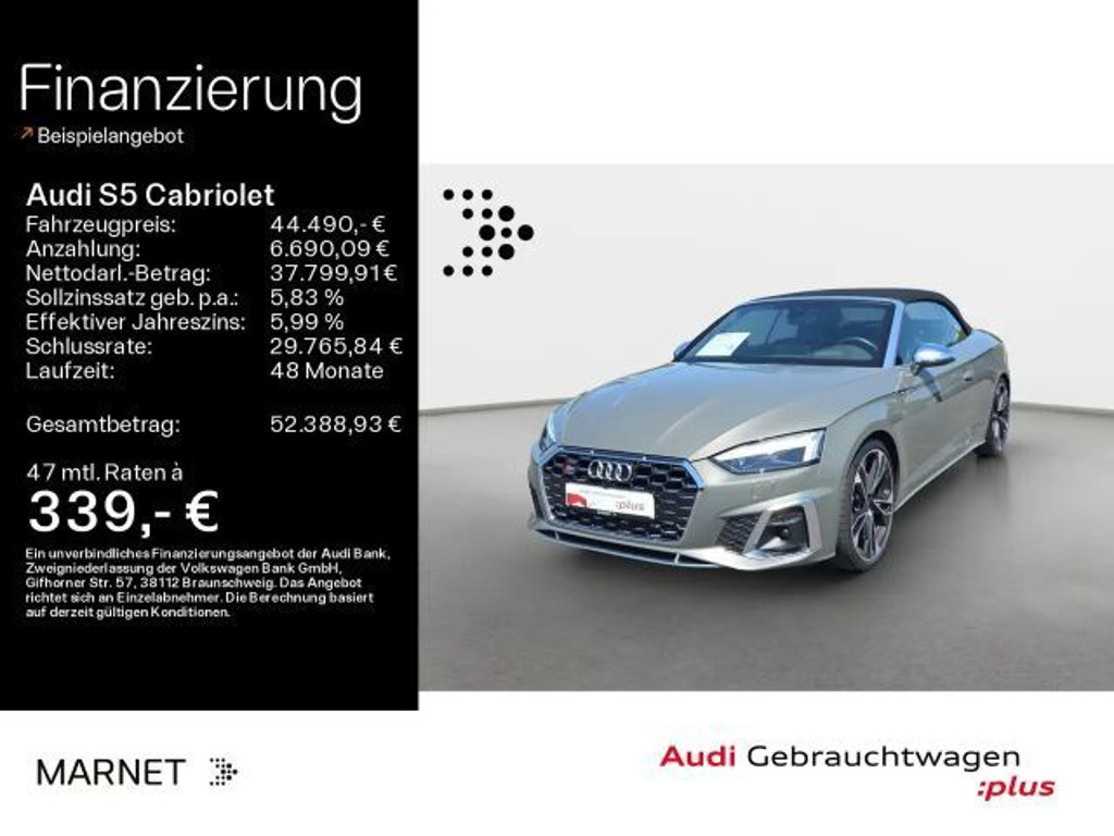 Audi S5 Cabriolet Quattro