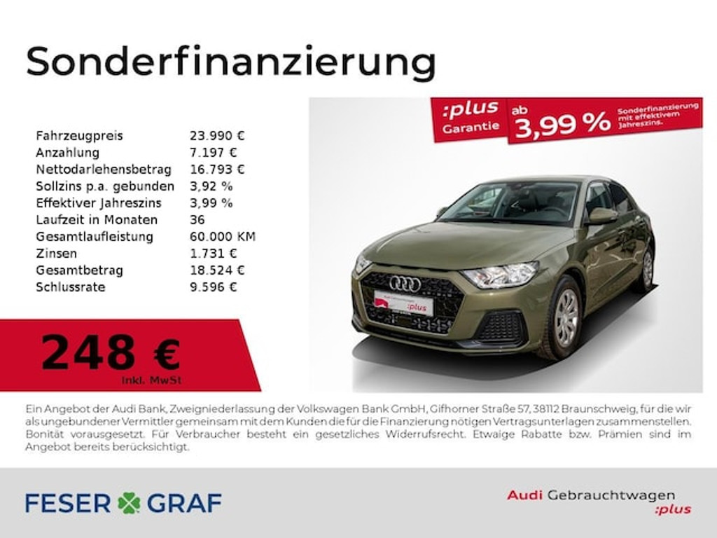 Audi A1 Sportback 25 TFSI