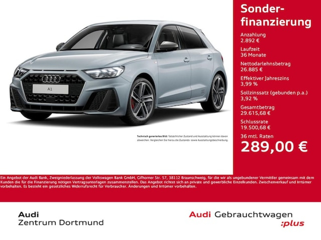 Audi A1 Sportback S-Line S-Tronic 40 TFSI