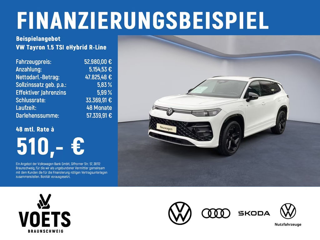 Volkswagen Tayron R-Line eHybrid 1.5 TSI IQ.Drive