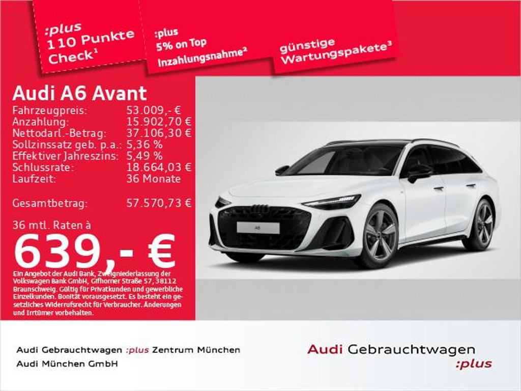 Audi A6 Avant Quattro S-Line S-Tronic