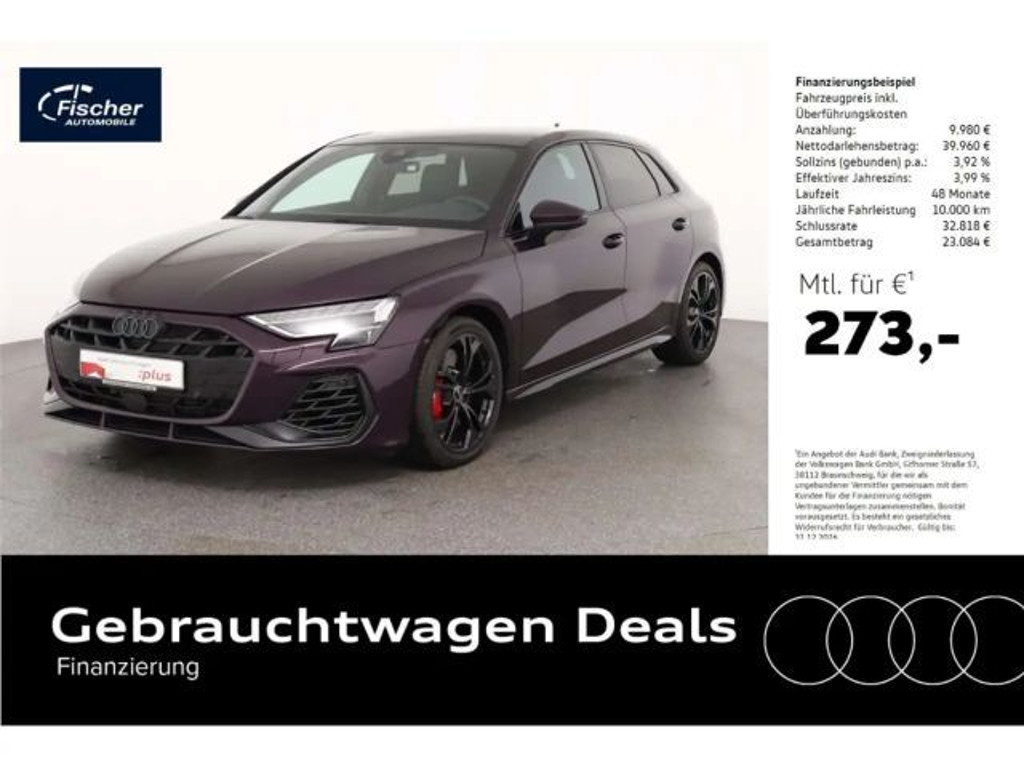 Audi S3 Sportback Sedan Quattro