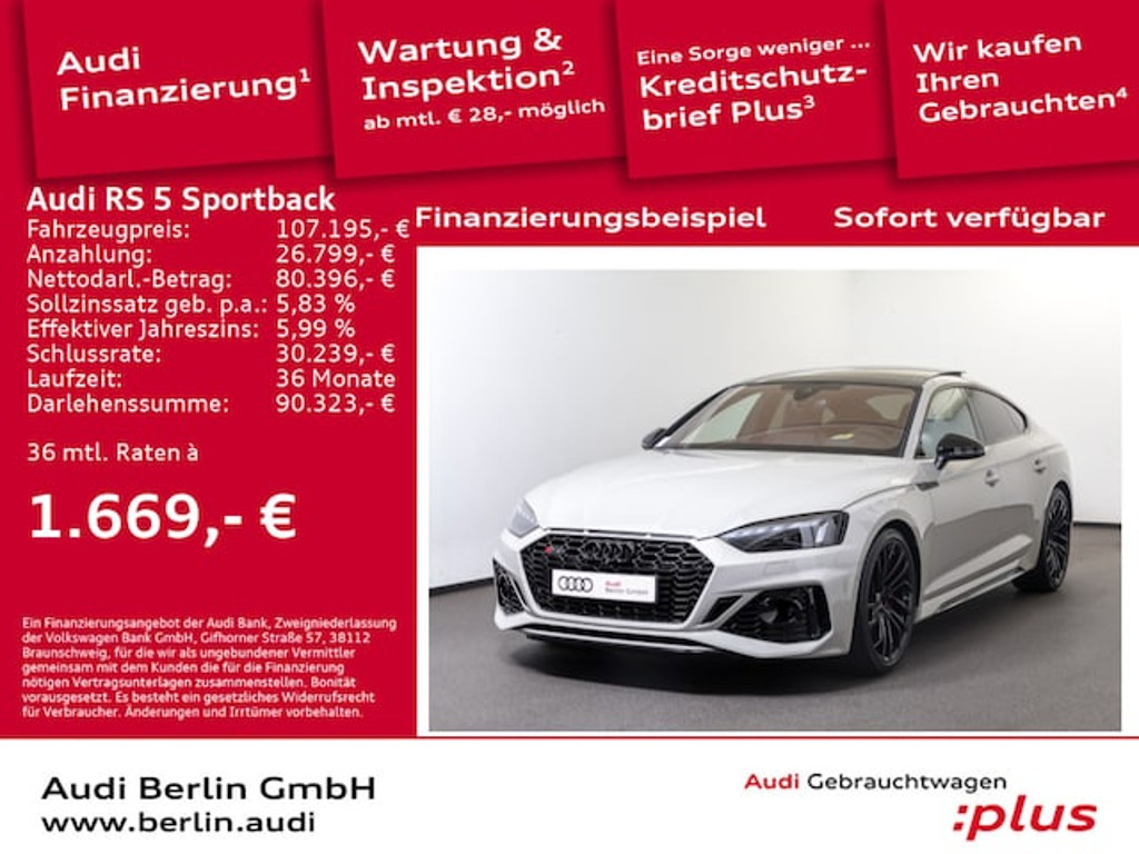 Audi RS5 Sportback Quattro