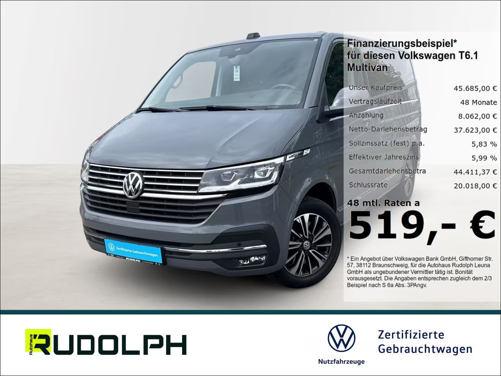 Volkswagen Multivan DSG 2.0 TDI T6