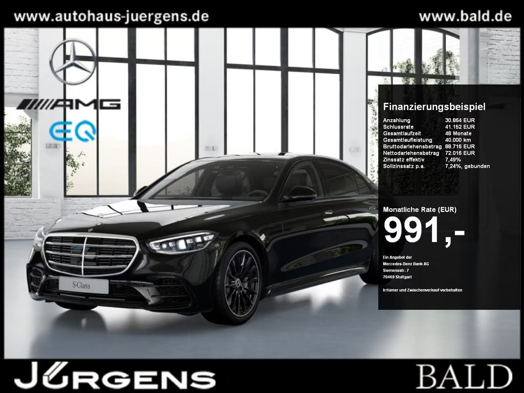 Mercedes-Benz S-Klasse S 450 4MATIC AMG Line Sport Edition Limousine Lang Sportpakket Sedan