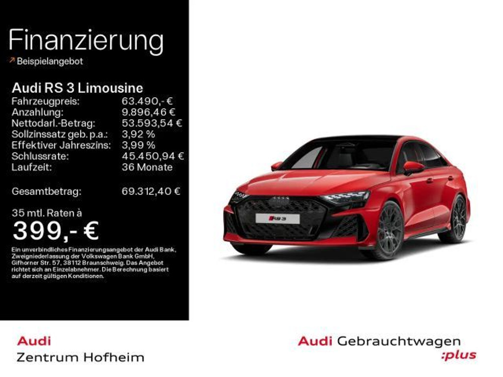 Audi RS3 Sedan
