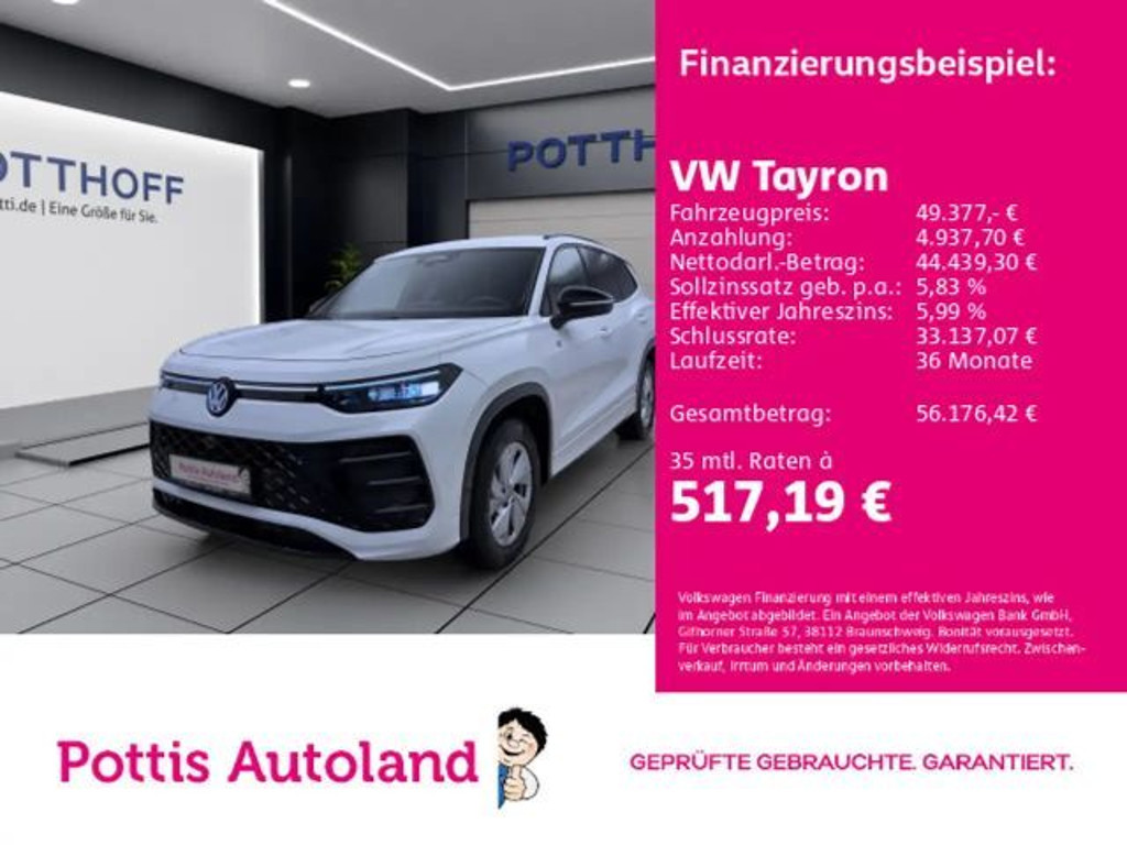 Volkswagen Tayron DSG R-Line IQ.Drive 2.0 TDI