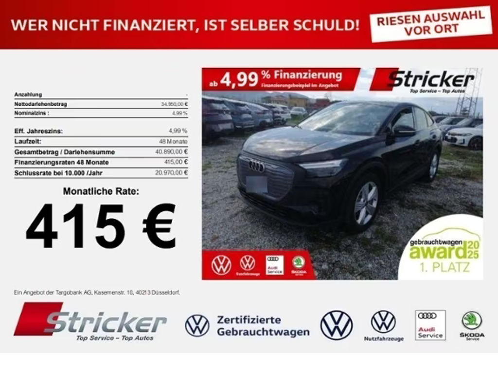 Audi Q4 e-tron Sportback