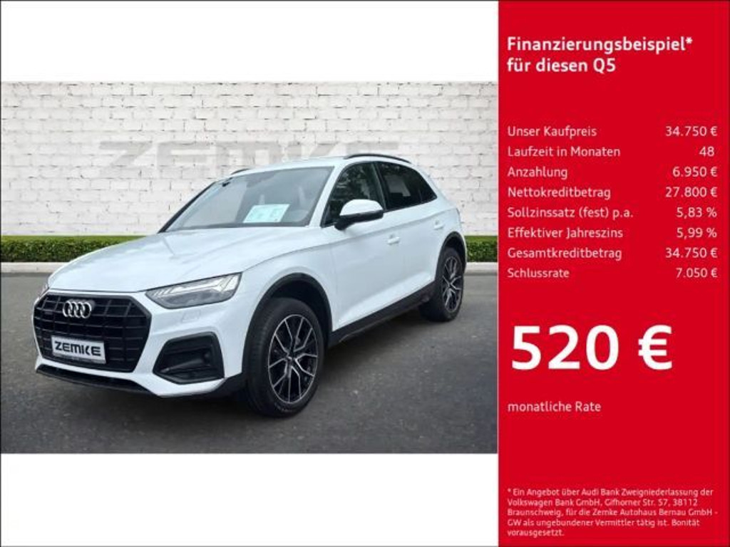 Audi Q5 Quattro S-Tronic 40 TDI