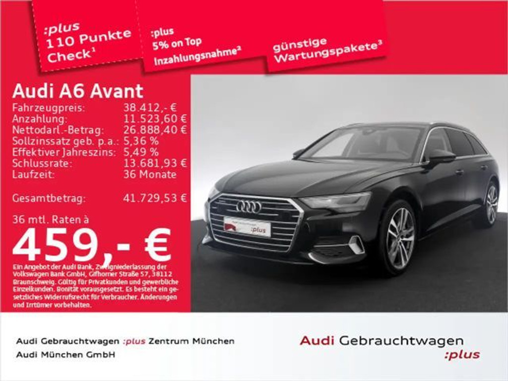 Audi A6 Hybride 50 TFSI