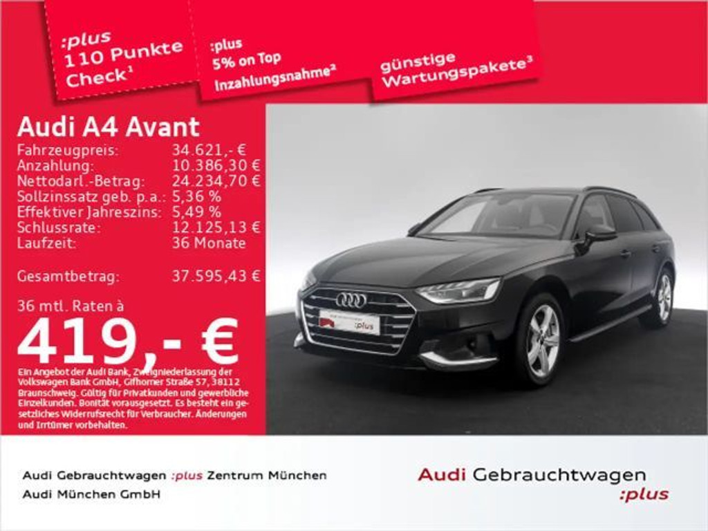 Audi A4 S-Tronic 40 TDI