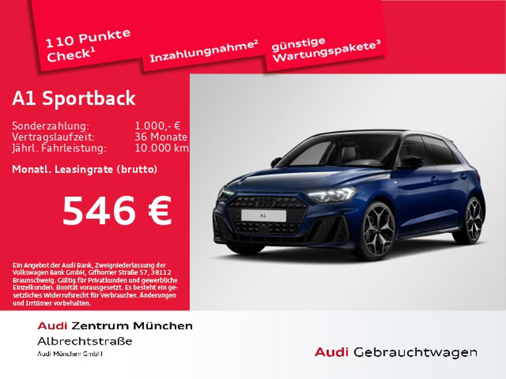 Audi A1 Sportback S-Line S-Tronic 35 TFSI
