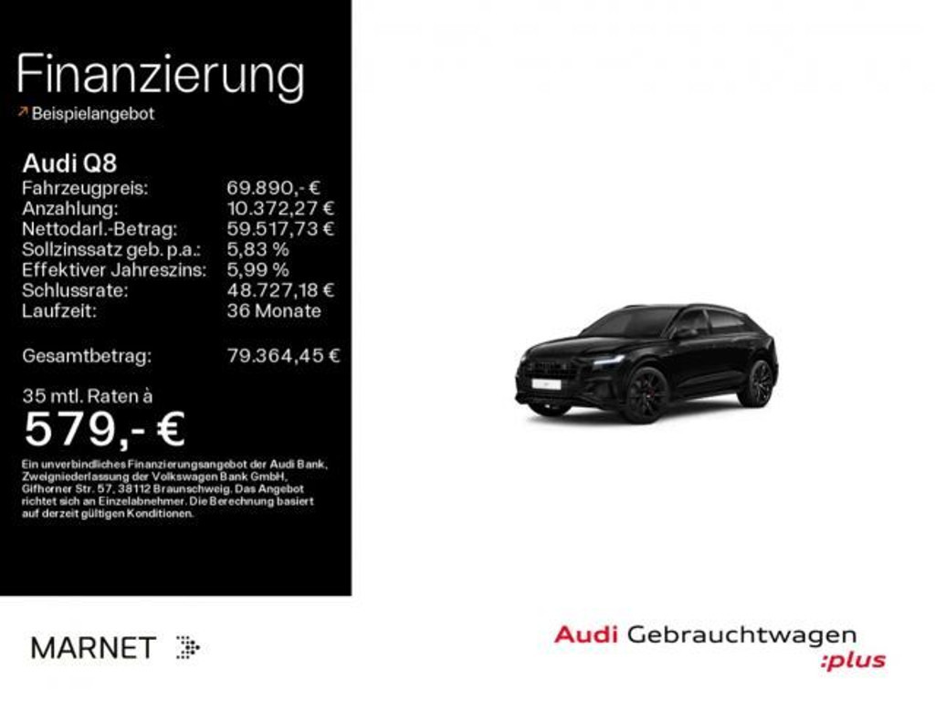 Audi Q8 Quattro S-Line 50 TDI