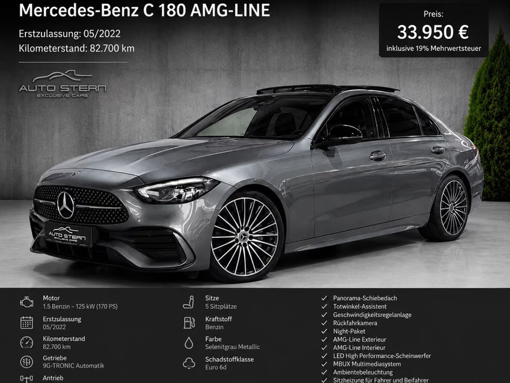 Mercedes-Benz C-Klasse C 180 AMG Line Sedan