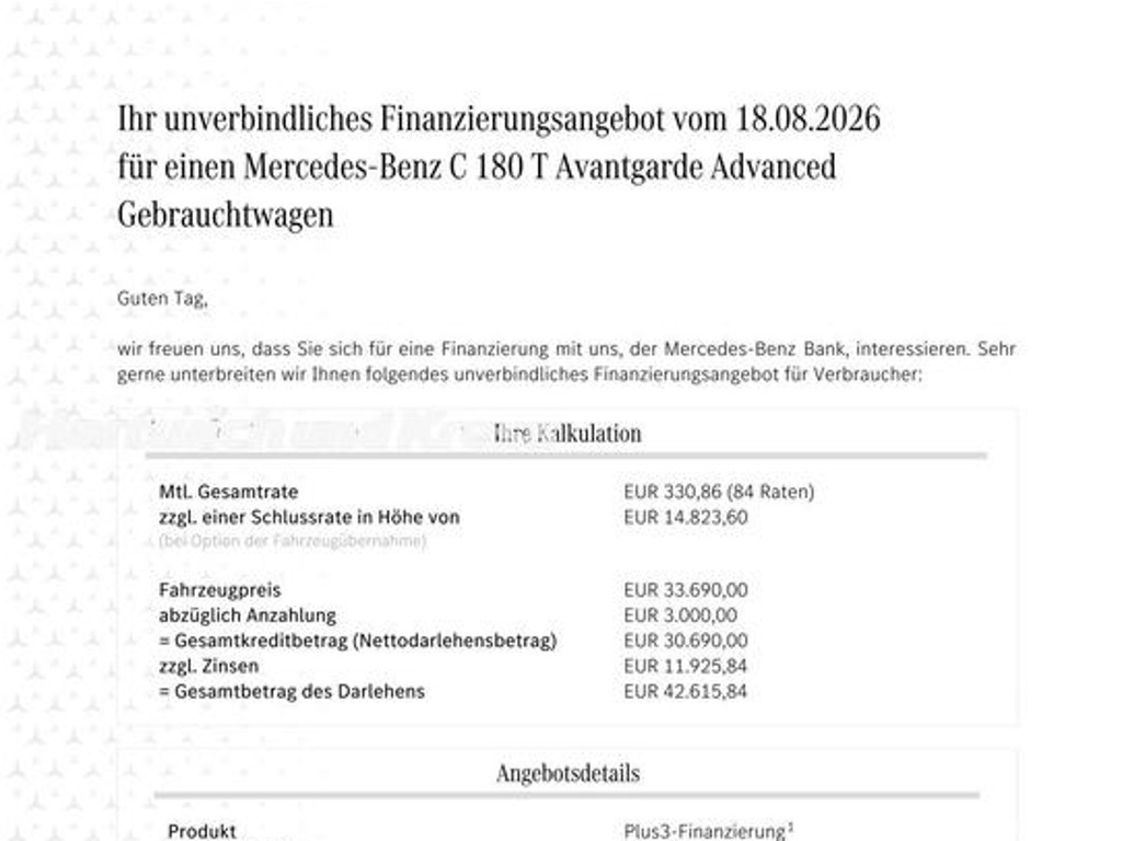 Mercedes-Benz C-Klasse