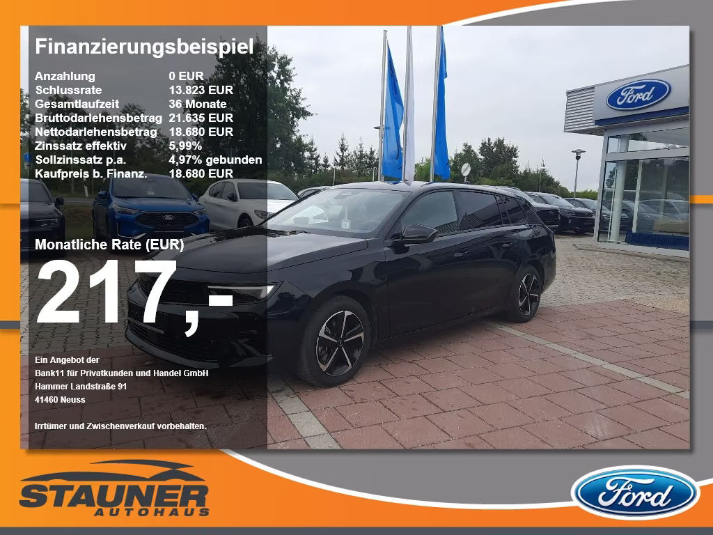 Opel Astra Sports Tourer Grand Sport 1.2 Turbo Turbo GS-Line