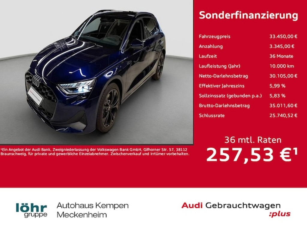 Audi A3 Sportback S-Tronic Hybride