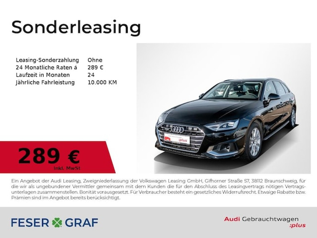 Audi A4 Avant Quattro S-Tronic 40 TFSI