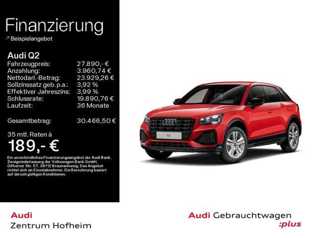 Audi Q2 S-Line 30 TFSI