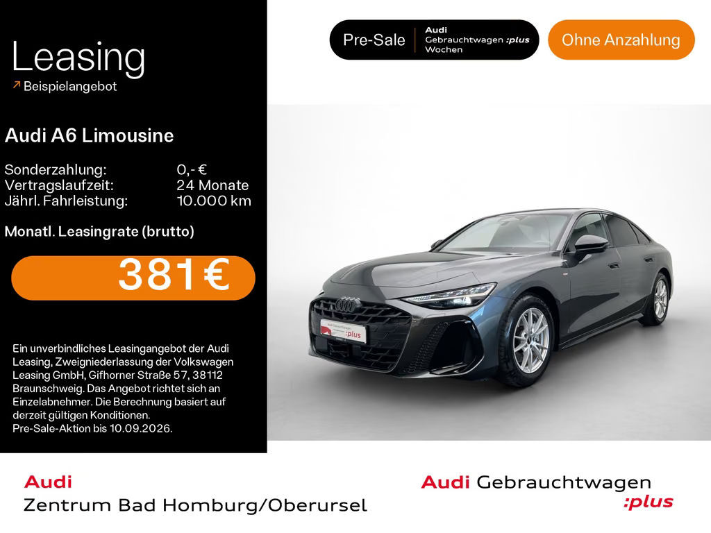 Audi A6 Sedan S-Line 40 TFSI