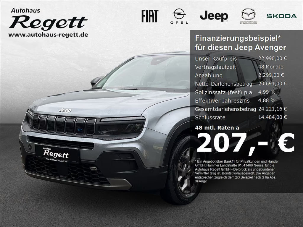 Jeep Avenger Longitude Full-Electric