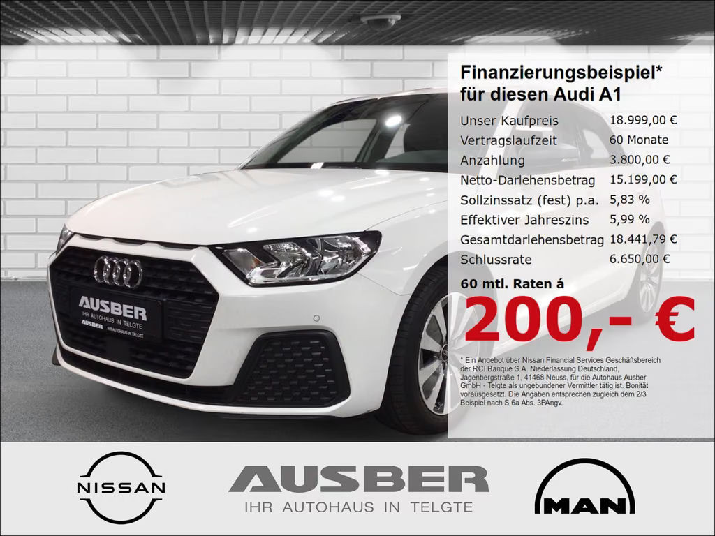Audi A1 Sportback 25 TFSI