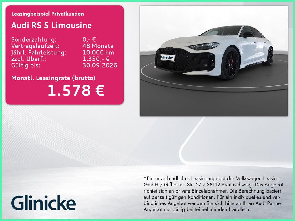 Audi RS5 RS 5 Limousine RS-Abgas LED LM 21" B&O 360° Head