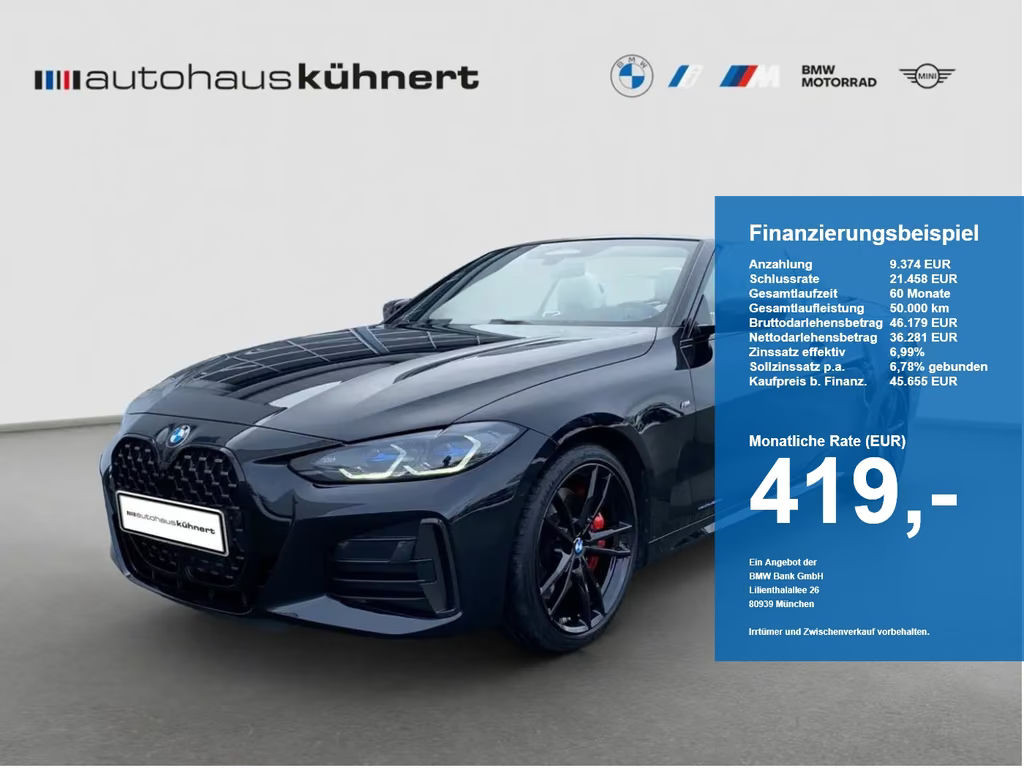 BMW M440 M-Sport xDrive Cabrio