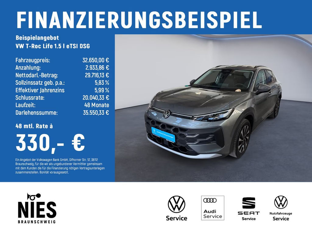 Volkswagen T-Roc DSG Life