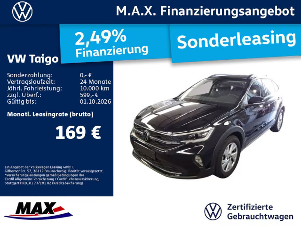 Volkswagen Taigo DSG Life 1.0 TSI
