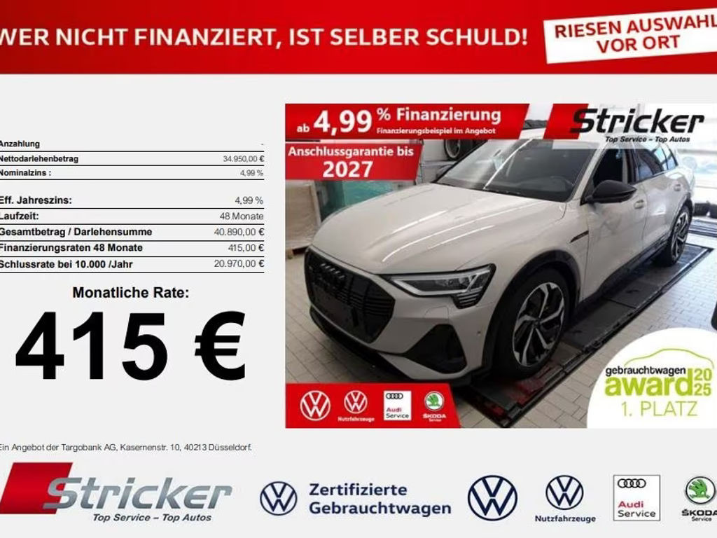 Audi e-tron Quattro S-Line 55