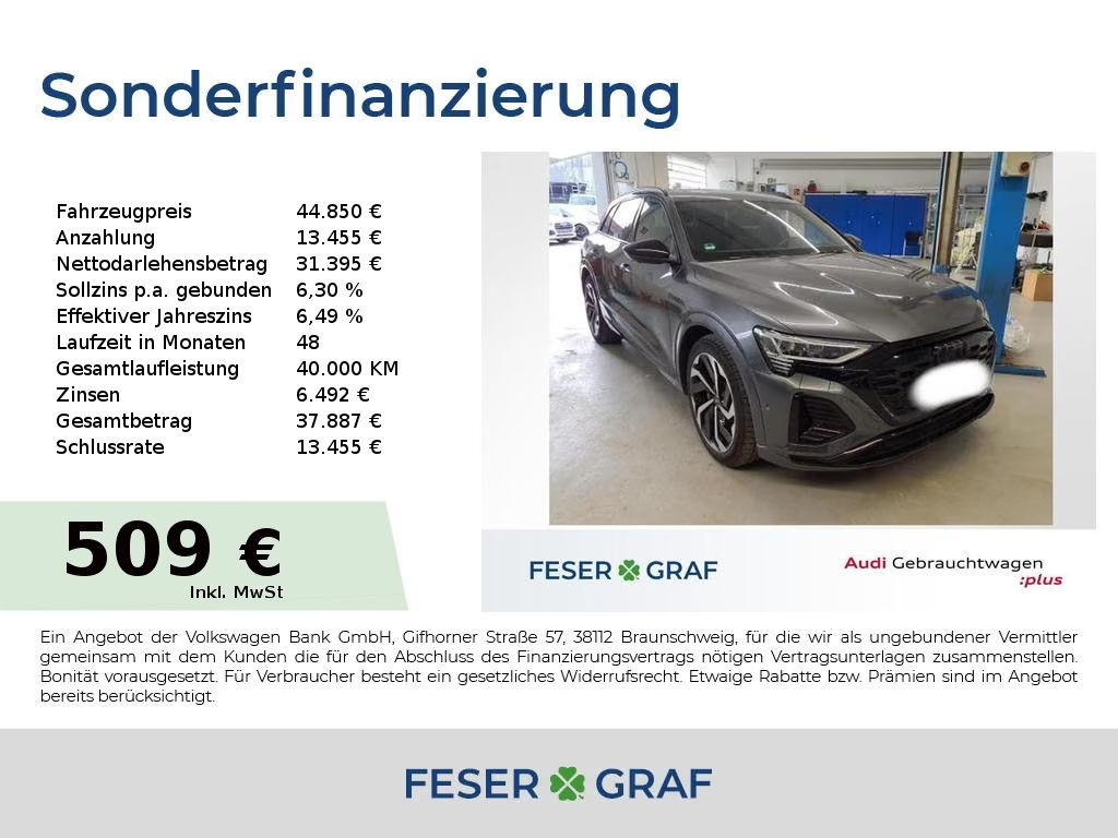 Audi Q8 e-tron Quattro S-Line 50