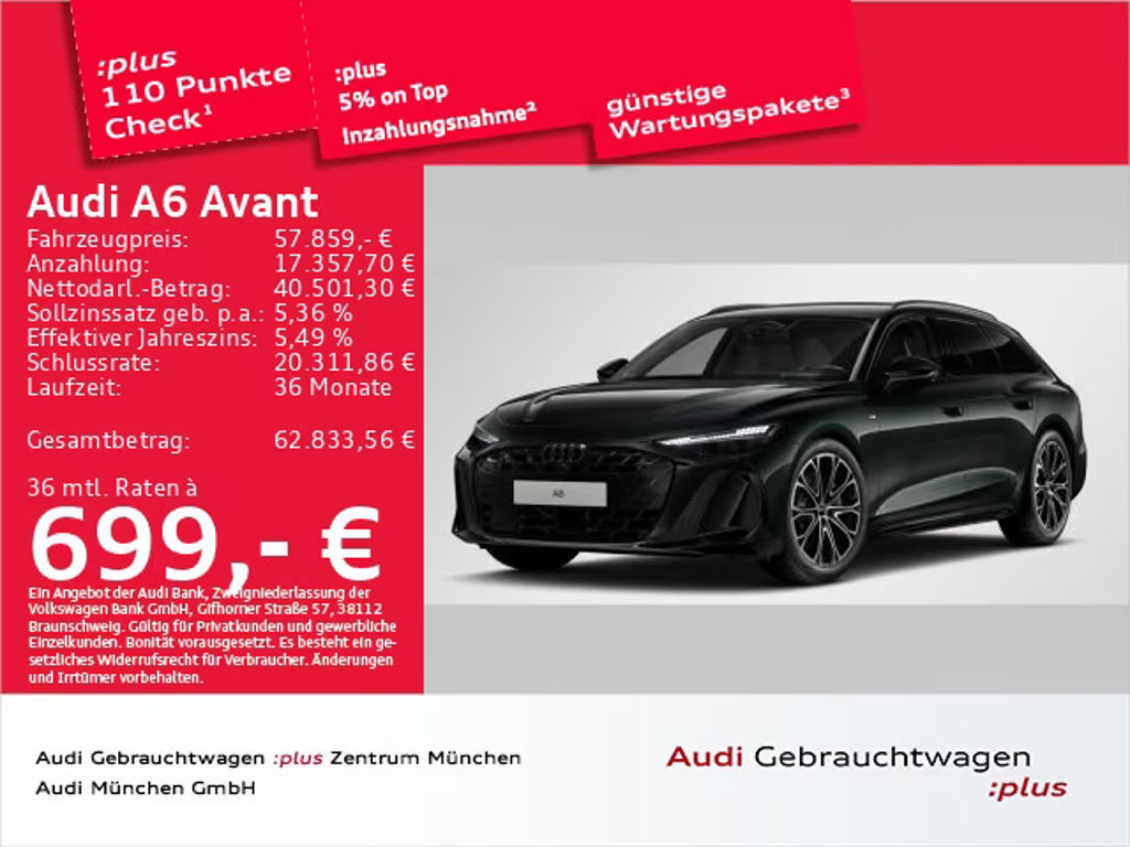 Audi A6 Avant Quattro S-Line S-Tronic