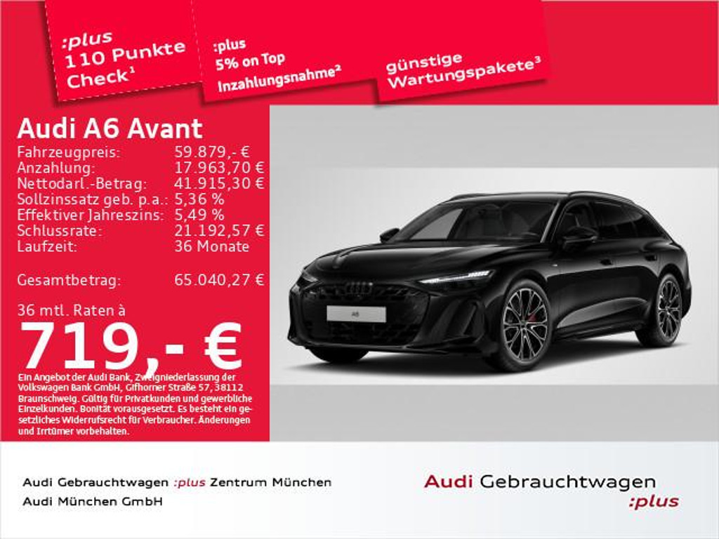 Audi A6 Avant Quattro S-Line S-Tronic