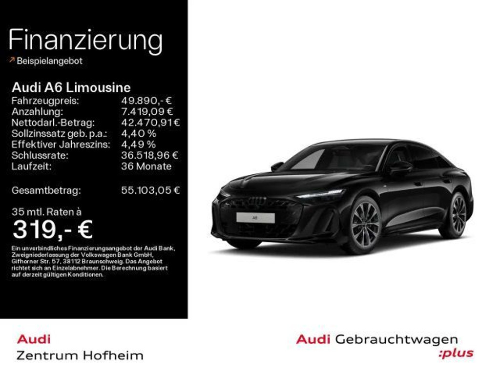 Audi A6 Sedan S-Line 40 TFSI