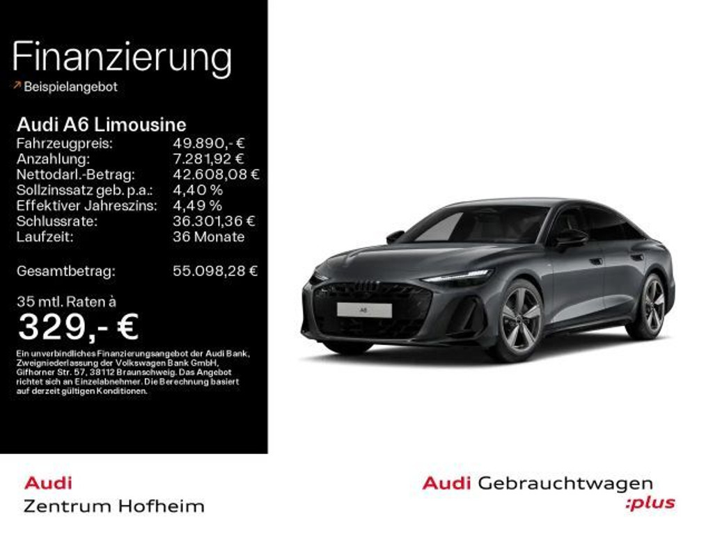 Audi A6 Sedan S-Line 40 TFSI