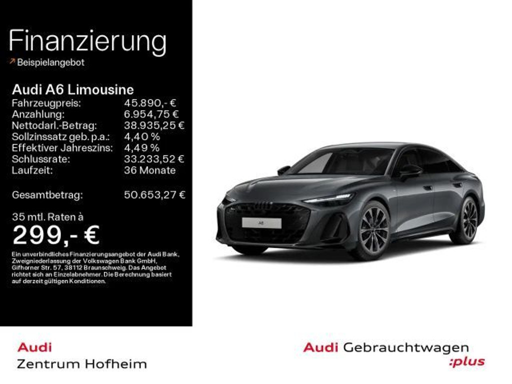 Audi A6 Sedan S-Line 40 TFSI