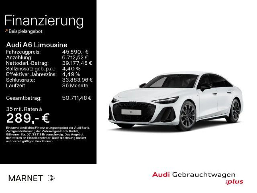 Audi A6 Sedan S-Line 40 TFSI