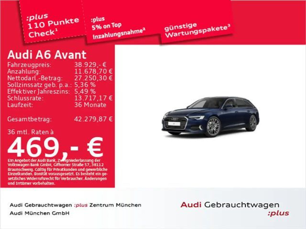 Audi A6 Quattro S-Line S-Tronic 45 TFSI