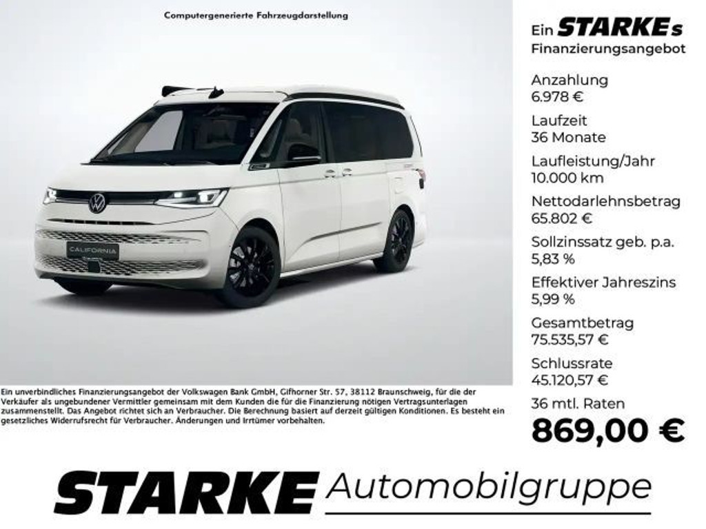 Volkswagen CALIFORNIA DSG eHybrid 1.5 TSI T7 Ocean