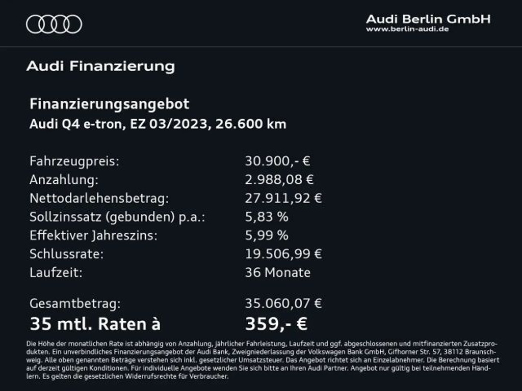 Audi Q4 e-tron